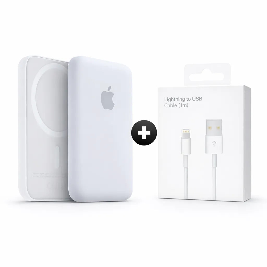 Power Bank Magnético Tipo MagSafe + Cable Carga Rápida