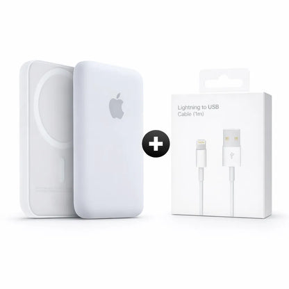 Power Bank Magnético Tipo MagSafe + Cable Carga Rápida